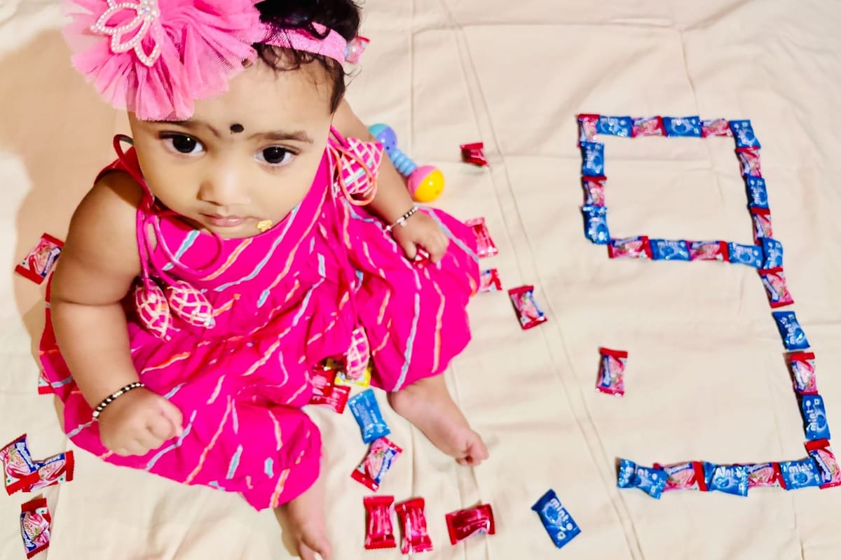 Anika at nine months