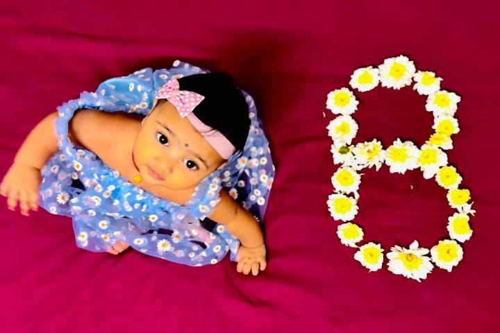Anika turns eight months